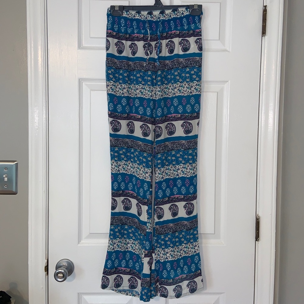 American Eagle Paisley Palazzo Pants